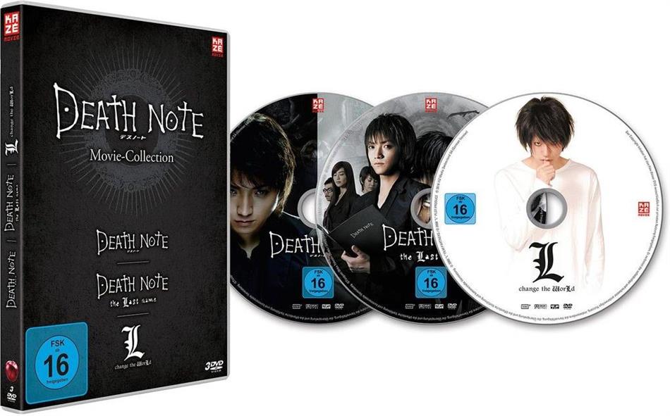 Death Note: The Movies 1-3 - Death Note / The Last Name / L: Change the World 3 DVD