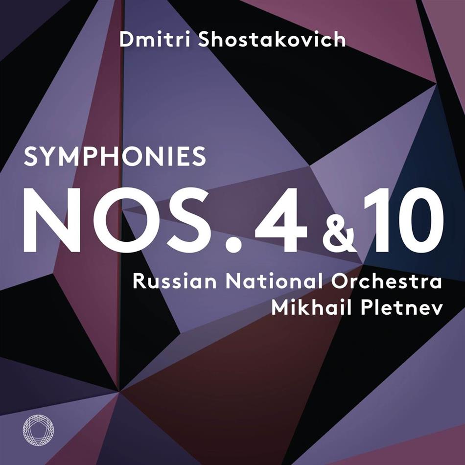 Dimitri Schostakowitsch (1906-1975), Mikhail Pletnev & The Russian National Orchestra - Sinfonien 4 & 10 2 Hybrid SACDs