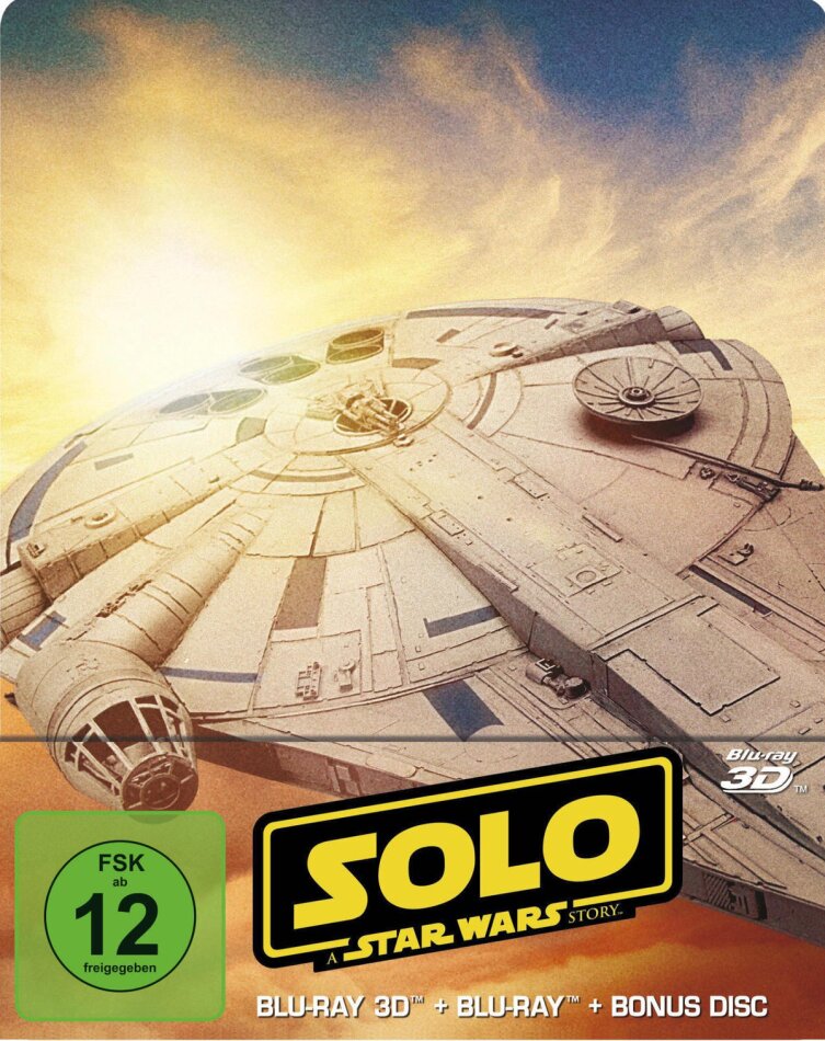 Solo - A Star Wars Story (2018) Steelbook, Blu-ray 3D + 2 Blu-rays