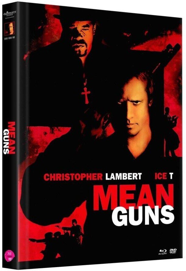Mean Guns (1997) Cover A, Édition Limitée, Mediabook, Uncut, Blu-ray + 2 DVD