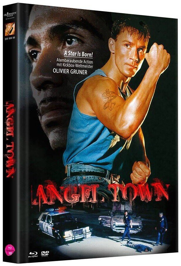 Angel Town (1990) Cover A, Édition Limitée, Mediabook, Uncut, Blu-ray + DVD