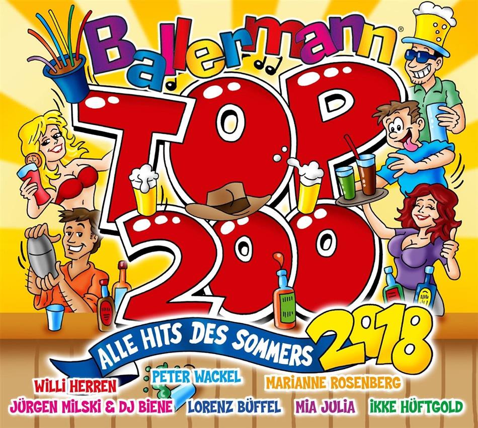 Ballermann - Top 200 - Alle Hits Des Sommers 2018 3 CDs