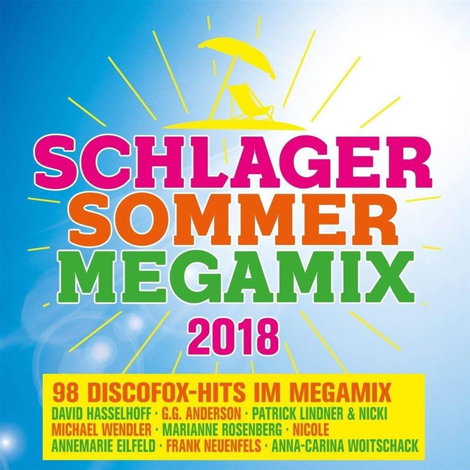 Schlager Sommer Megamix 2018 - 98 Discofox-Hits Im Megamix 2 CDs