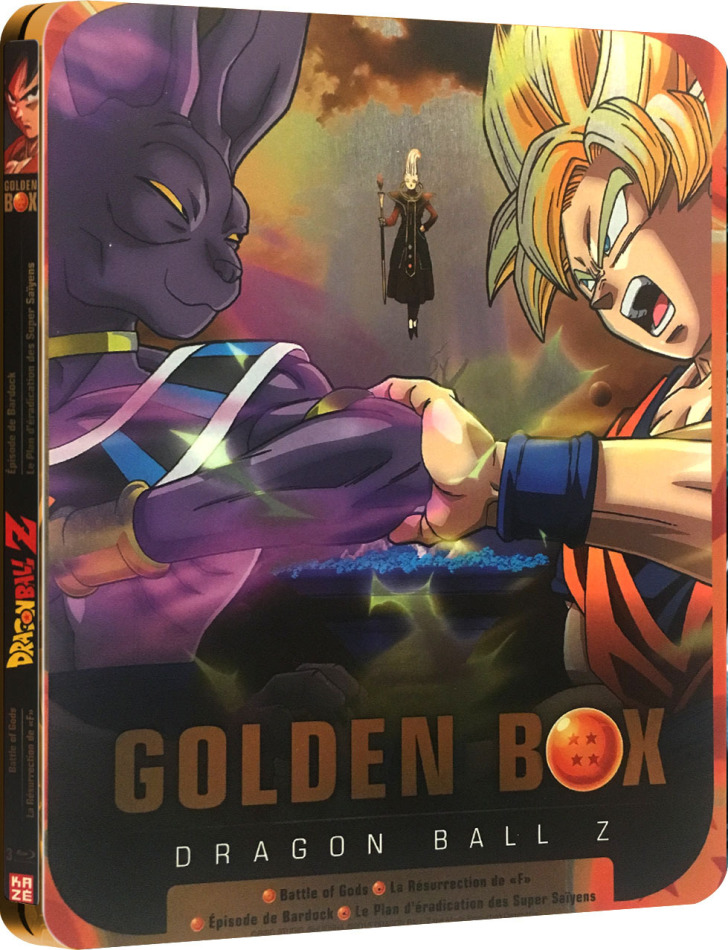 Dragon Ball Z - Golden Box - Battle of Gods & La Résurrection de 'F' Collector's Edition, Limited Edition, Steelbox, 3 Blu-rays