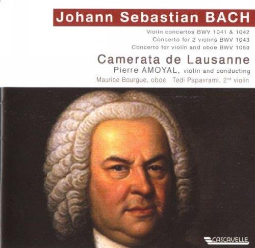 Johann Sebastian Bach (1685-1750), Maurice Bourgue, Pierre Amoyal, Tedi Pavrami & Camerata de Lausanne - Violin Concerto BWV1041/1042 / For 2 Violins BWV1043 - Concerto For Violin And Oboe BWV1060