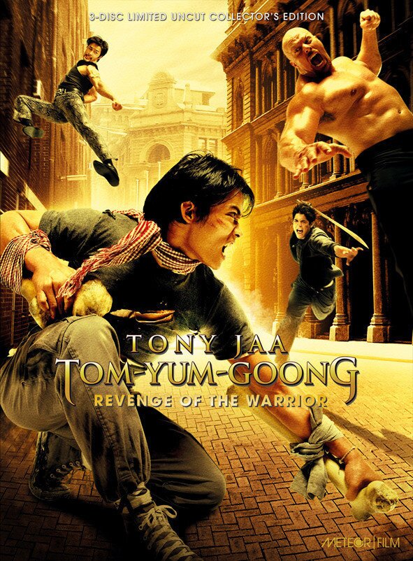 Tom-Yum-Goong - Revenge of the Warrior (2005) Cover C, Collector's Edition, Limited Edition, Mediabook, Uncut, Blu-ray + 2 DVDs