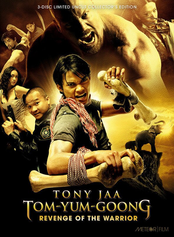 Tom-Yum-Goong - Revenge of the Warrior (2005) Cover D, Collector's Edition, Limited Edition, Mediabook, Uncut, Blu-ray + 2 DVDs