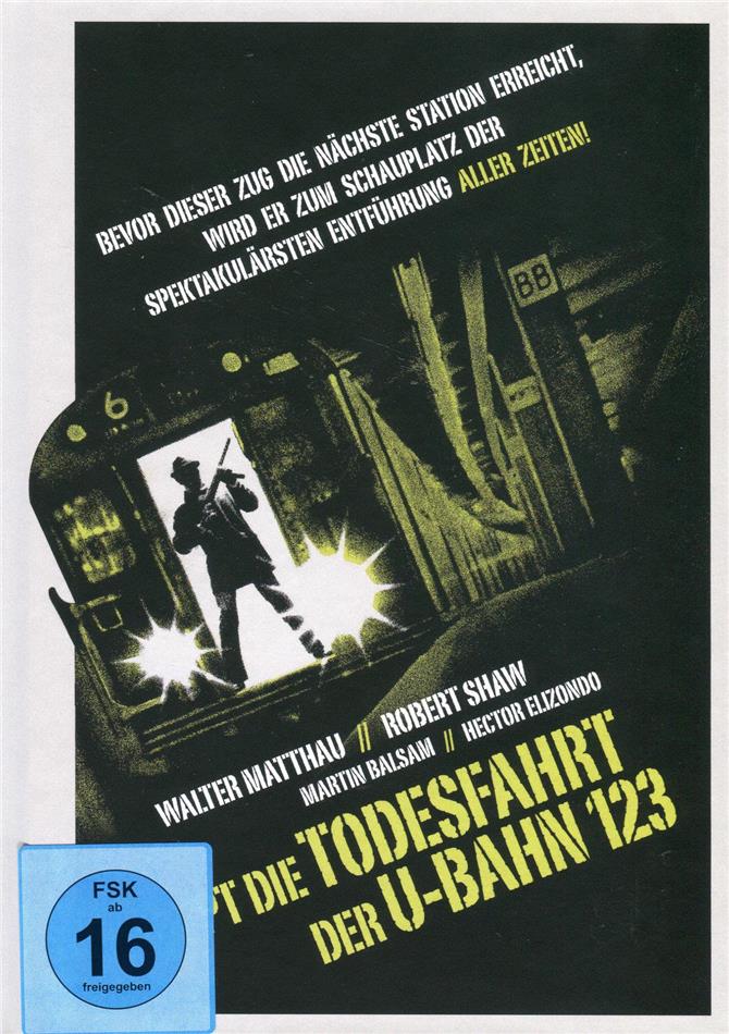 Stoppt die Todesfahrt der U-Bahn 123 (1974) Cover B, Collector's Edition, Limited Edition, Mediabook, Blu-ray + DVD