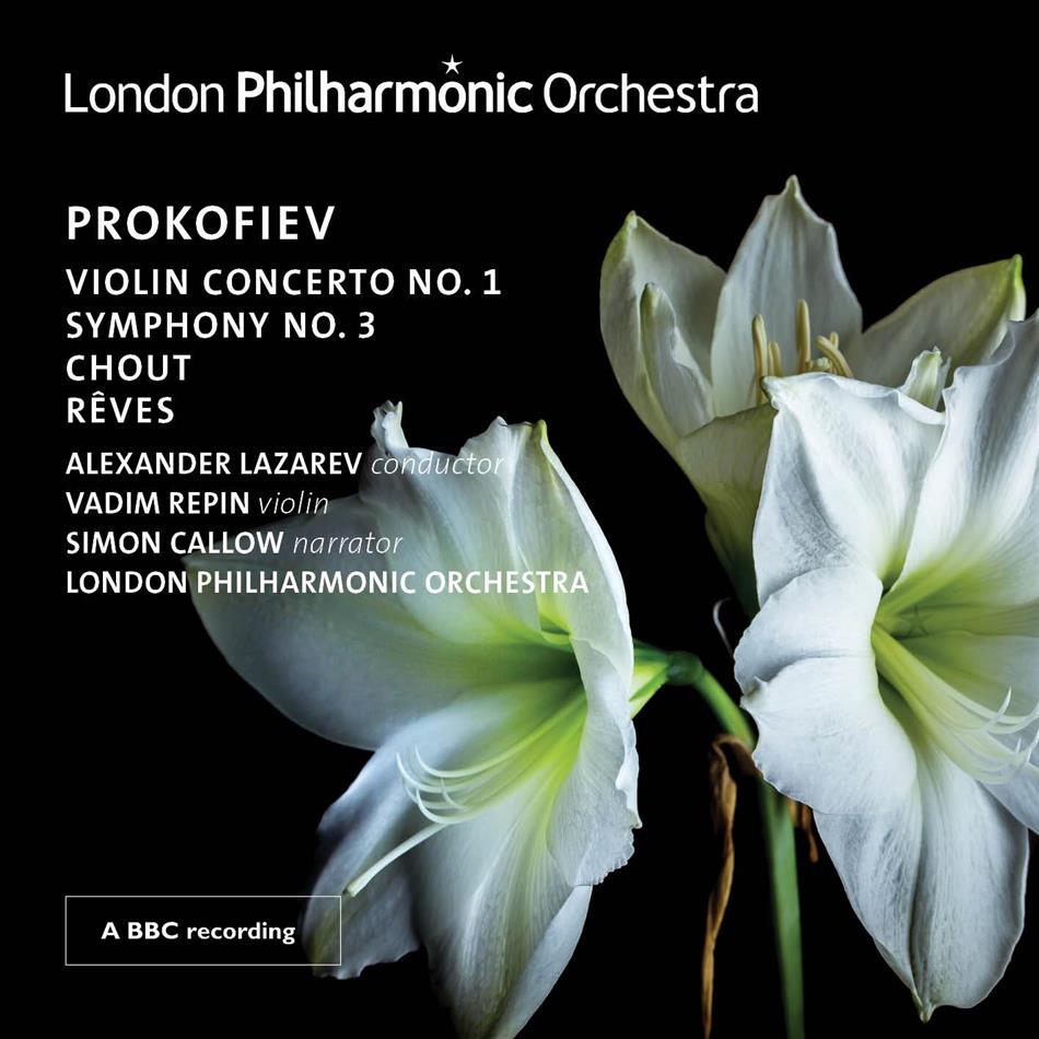 Serge Prokofieff (1891-1953), Alexander Lazarev, Simon Callow, Vadim Repin & The London Philharmonic Orchestra - Violin Concerto No. 1, Symphony No. 3, Chout, Rêves 2 CDs