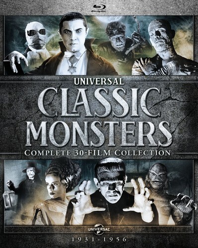 Universal Classic Monsters - Complete 30-Film Collection 1931-1956 n/b, 24 Blu-ray