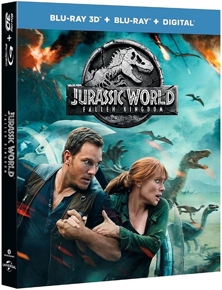 Jurassic World 2 - Fallen Kingdom (2018) Blu-ray 3D + Blu-ray