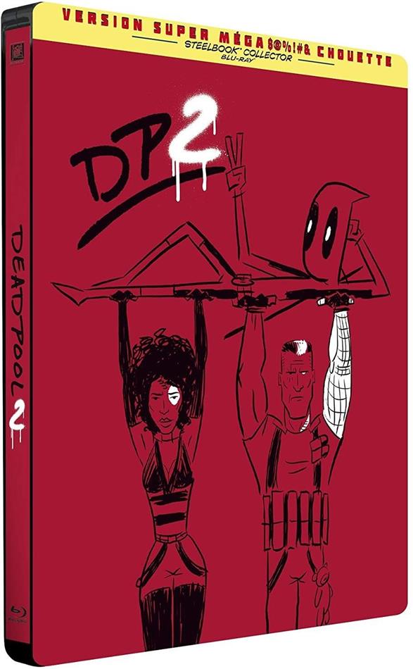 Deadpool 2 (2018) Extended Cut, Version Cinéma, Édition Limitée, Steelbook, 2 Blu-ray