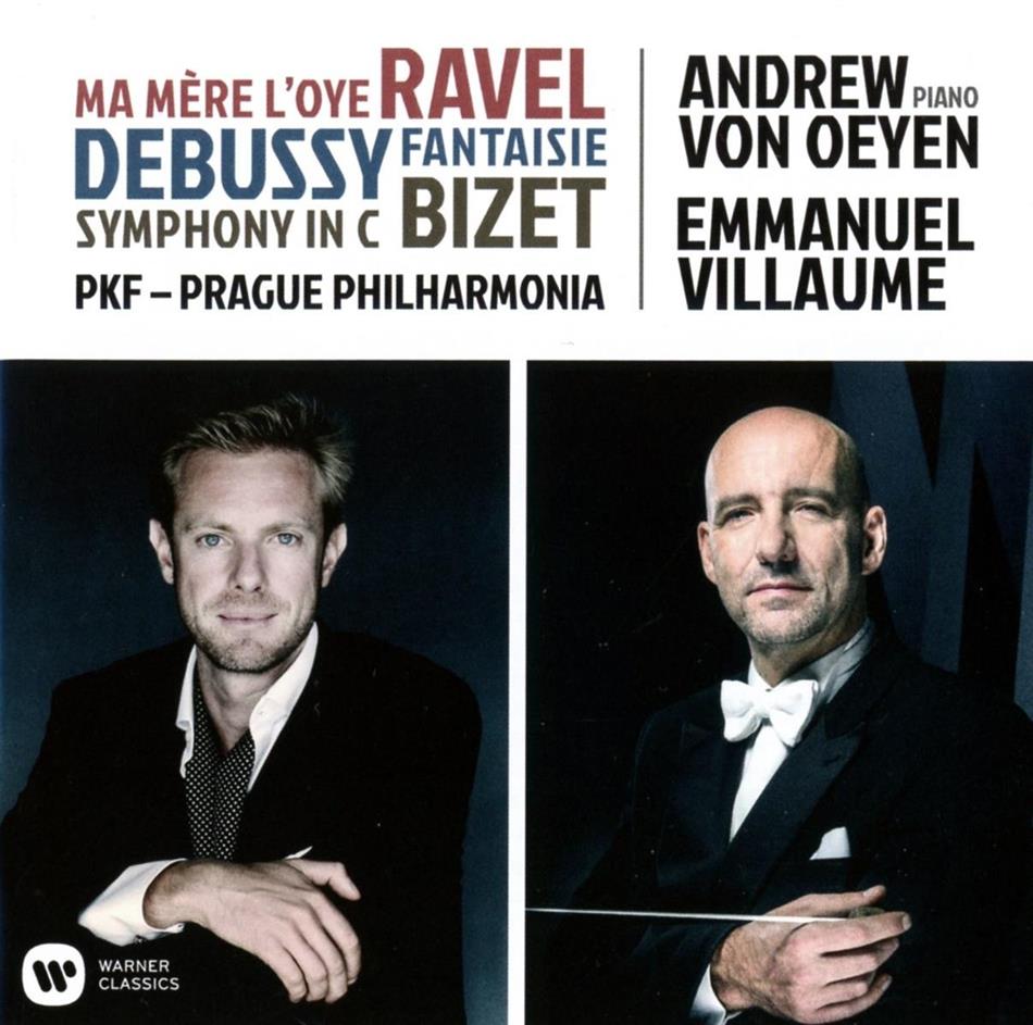 Prague Philharmonia Orchestral Academy, Maurice Ravel (1875-1937), Claude Debussy (1862-1918), Georges Bizet (1838-1875), Emmanuel Villaume, … - Ma Mère l'Oye/Fantasie für Klavier & Orchester L.7