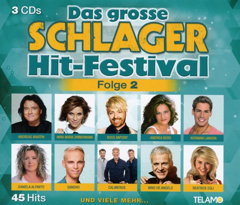 Das große Schlager Hit-Festival, Folge 2 3 CD