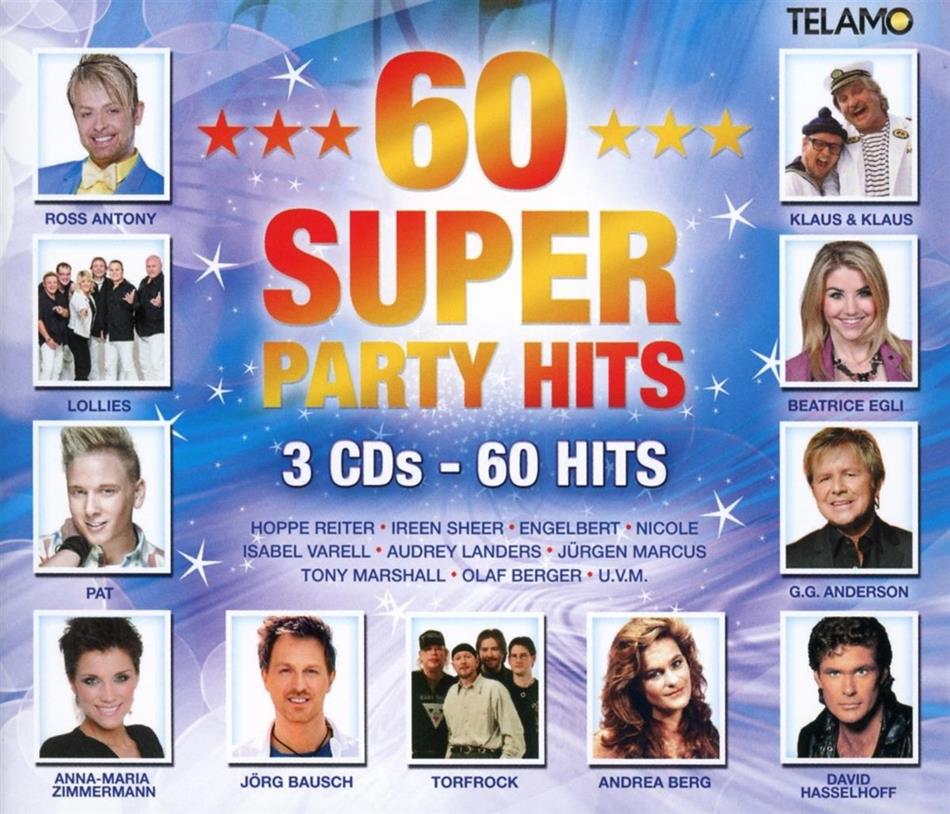 60 Super Party-Hits 3 CDs