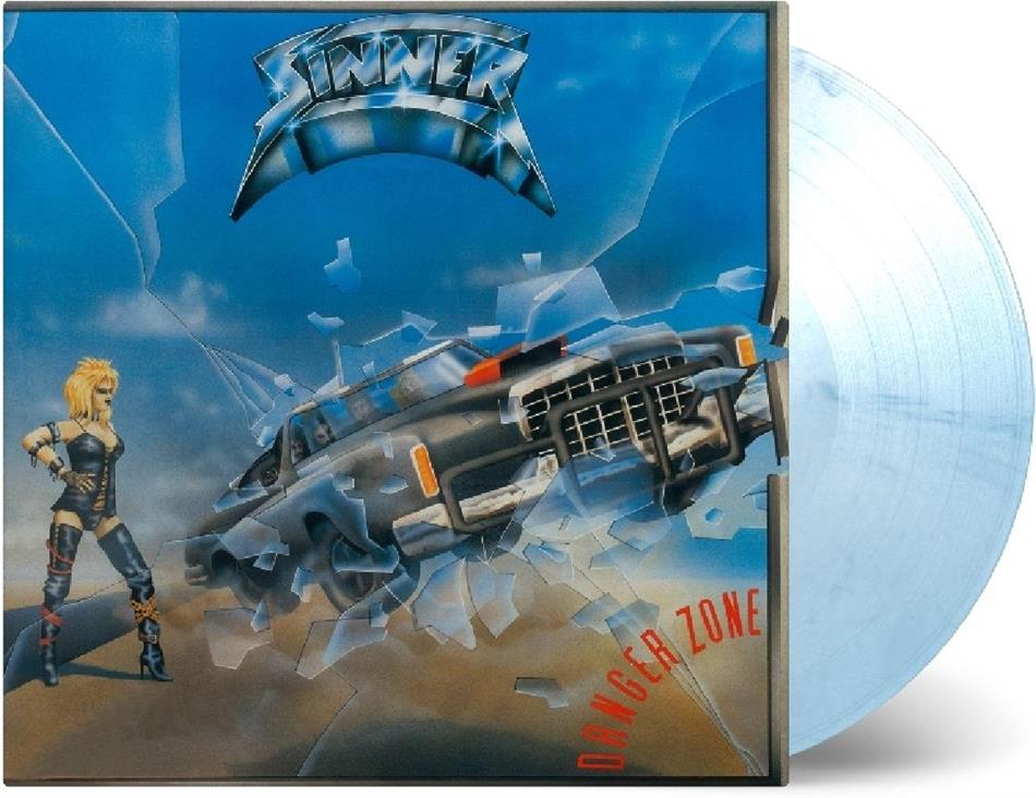 Sinner - Danger Zone Music On Vinyl, Limited White & Blue Vinyl, LP