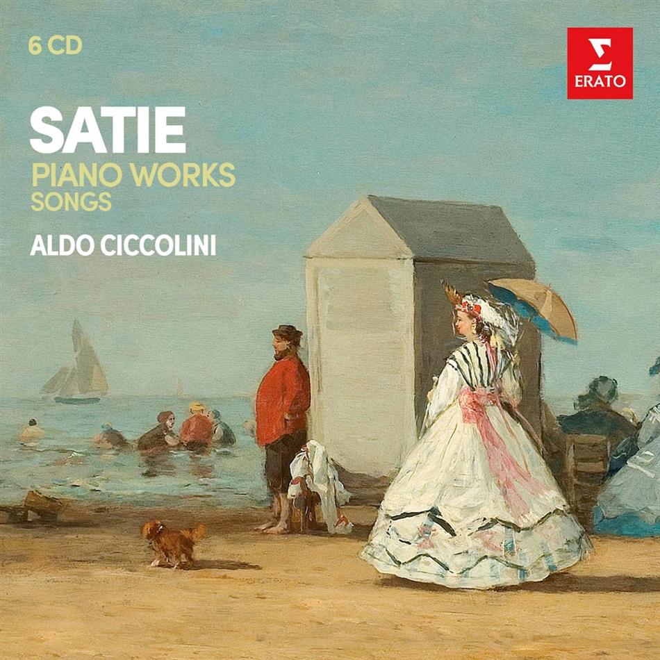 Aldo Ciccolini & Erik Satie (1866-1925) - Klavierwerke / Lieder 6 CDs