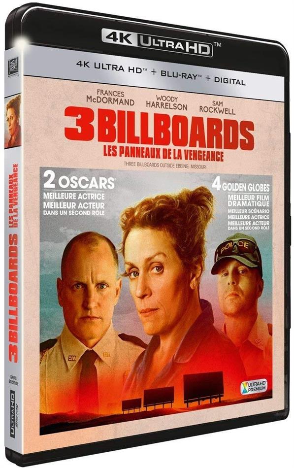 3 Billboards: Les panneaux de la vengeance (2017) 4K Ultra HD + Blu-ray