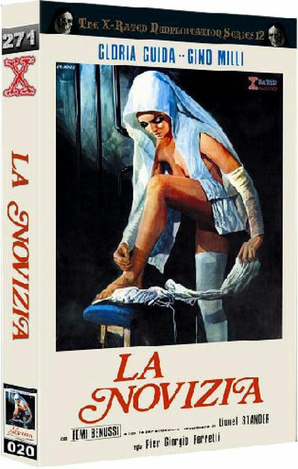 La Novizia (1975) Cover A, Grosse Hartbox, The X-Rated Nunploitation Series, Uncut
