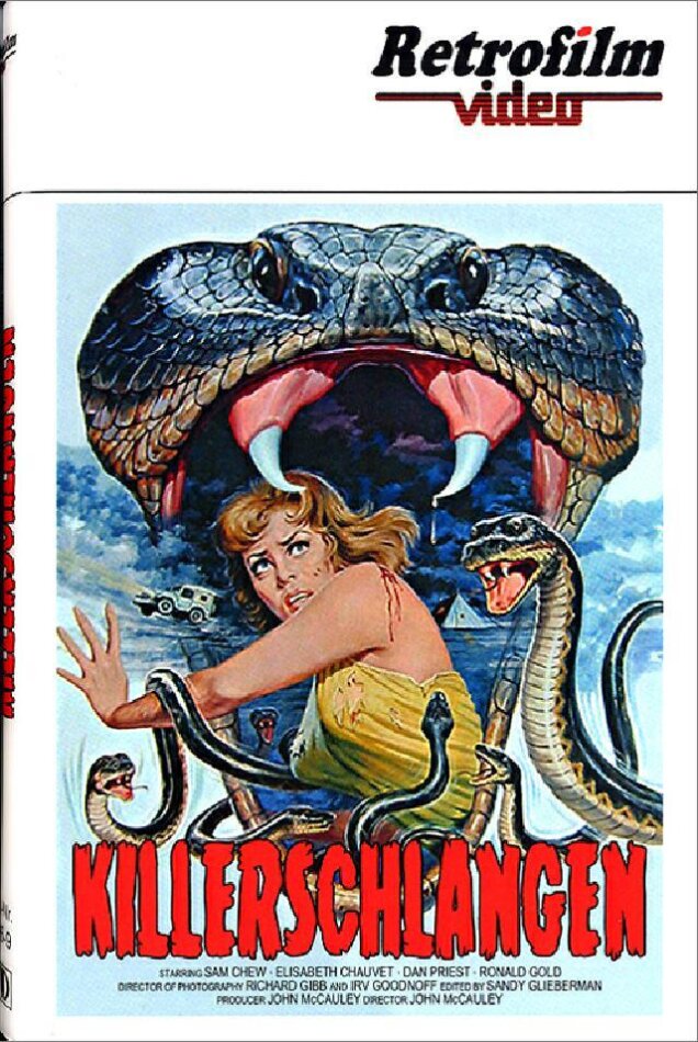 Killerschlangen (1976) Grosse Hartbox, Cover A, Limited Edition, Uncut