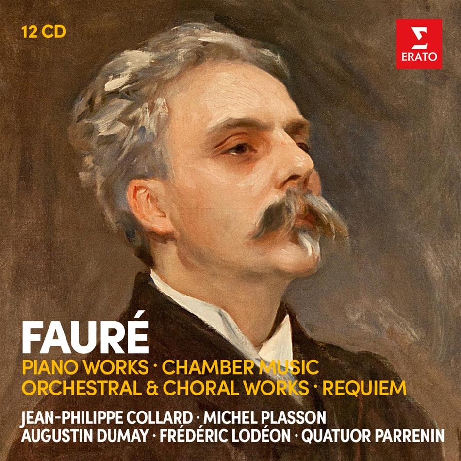 Gabriel Fauré (1845-1924), Jean-Philippe Collard & Michel Plasson - Piano Works & Chamber Music 12 CD