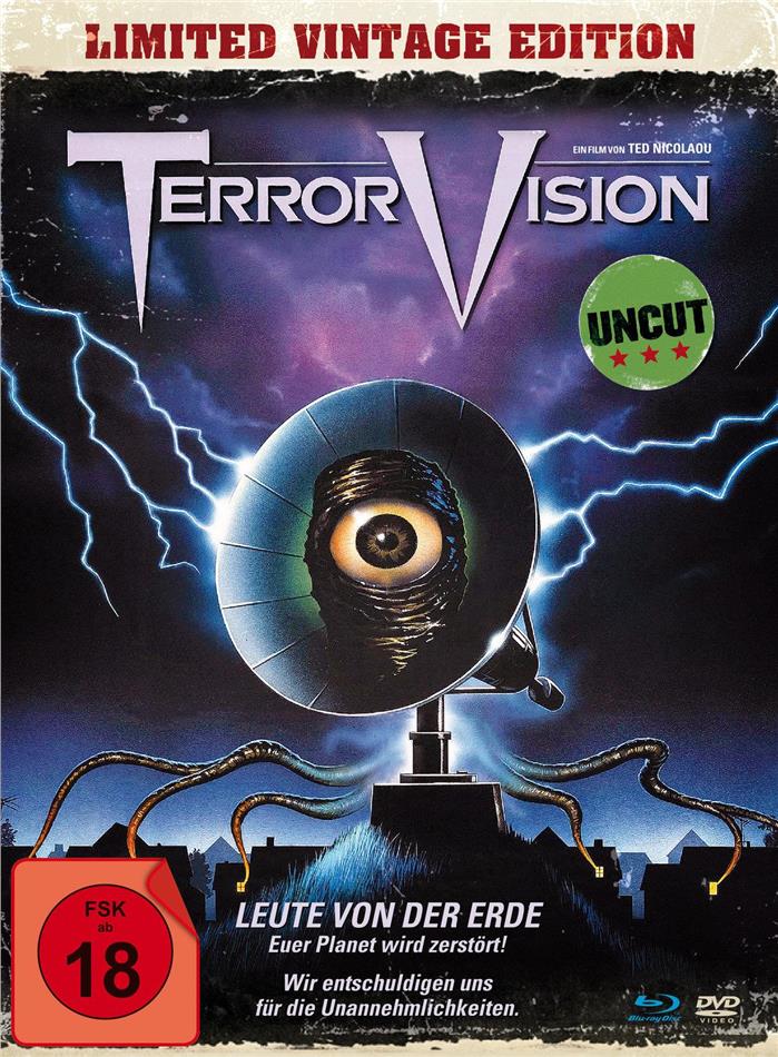 Terror Vision (1986) Limited Vintage Edition, Mediabook, Uncut, Blu-ray + DVD