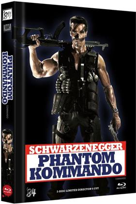 Phantom Kommando (1985) (Cover E, Director's Cut, Limited Edition, Mediabook, Uncut, Blu-ray + DVD)
