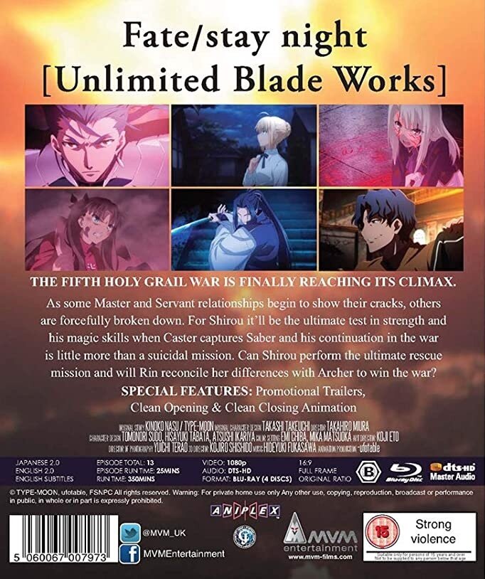 Fate/Stay Night: Unlimited Blade Works - Vol. 2 - Season 2