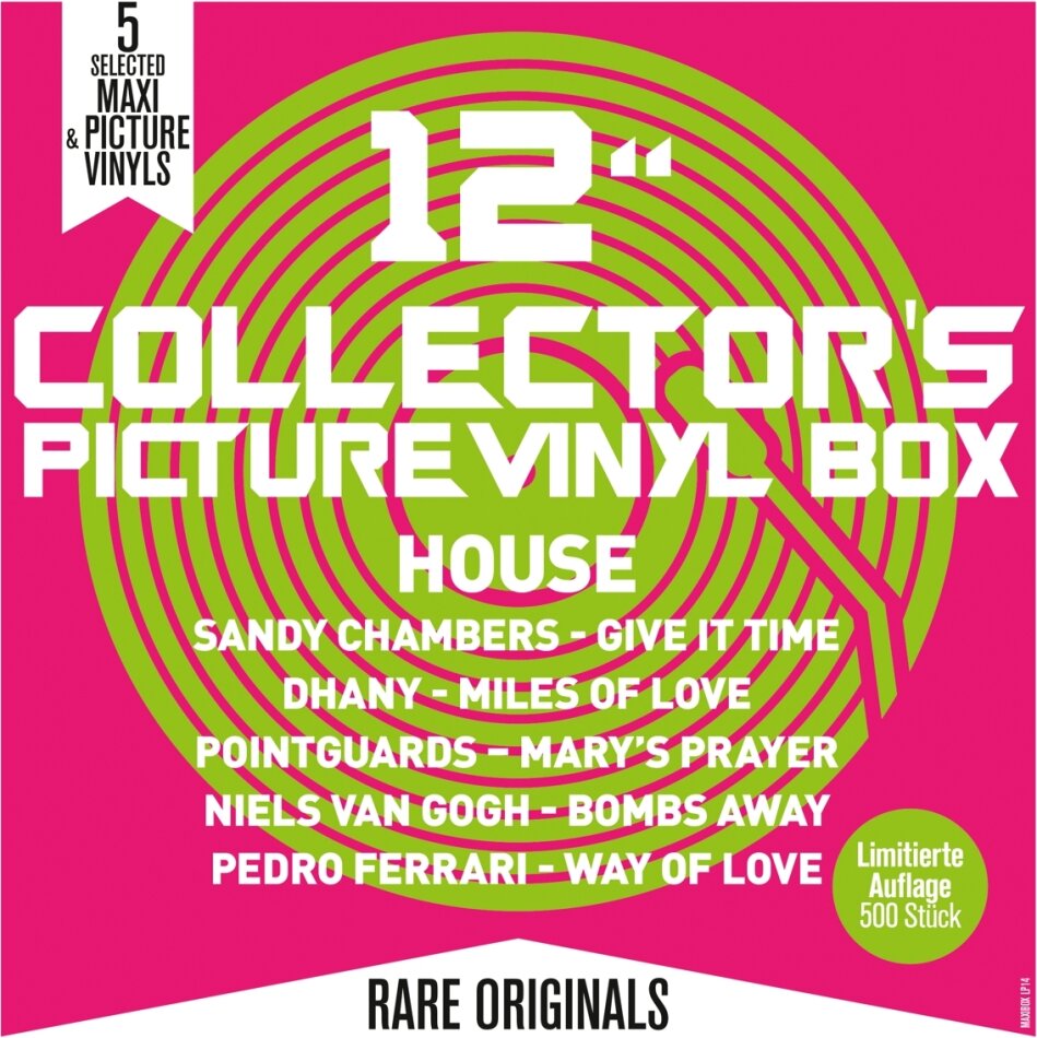 12" Collector s Picture Vinyl Box - House 5 LPs