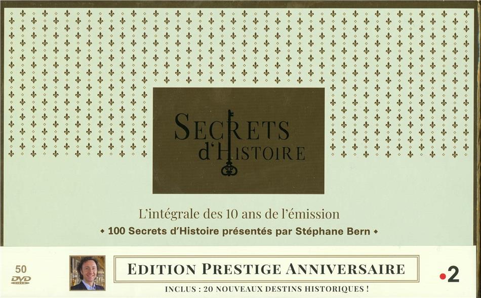 Secrets d'histoire - L'intégrale des 10 ans de l'émission Édition Prestige, Édition Anniversaire, 50 DVD