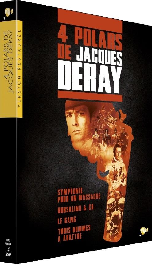 4 Polars de Jacques Deray - Symphonie pour un massacre / Borsalino & Co. / Le Gang / Trois hommes à abattre Version Restaurée, 4 DVD