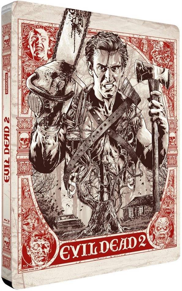 Evil Dead 2 (1987) Édition Limitée, Version Restaurée, Steelbook, 2 Blu-ray