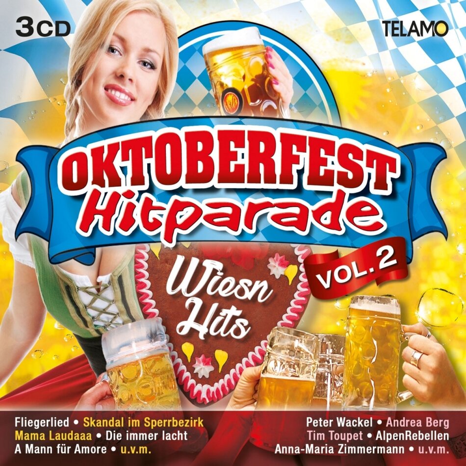 Oktoberfest Hitparade-Wiesn Hits Vol.2 3 CD