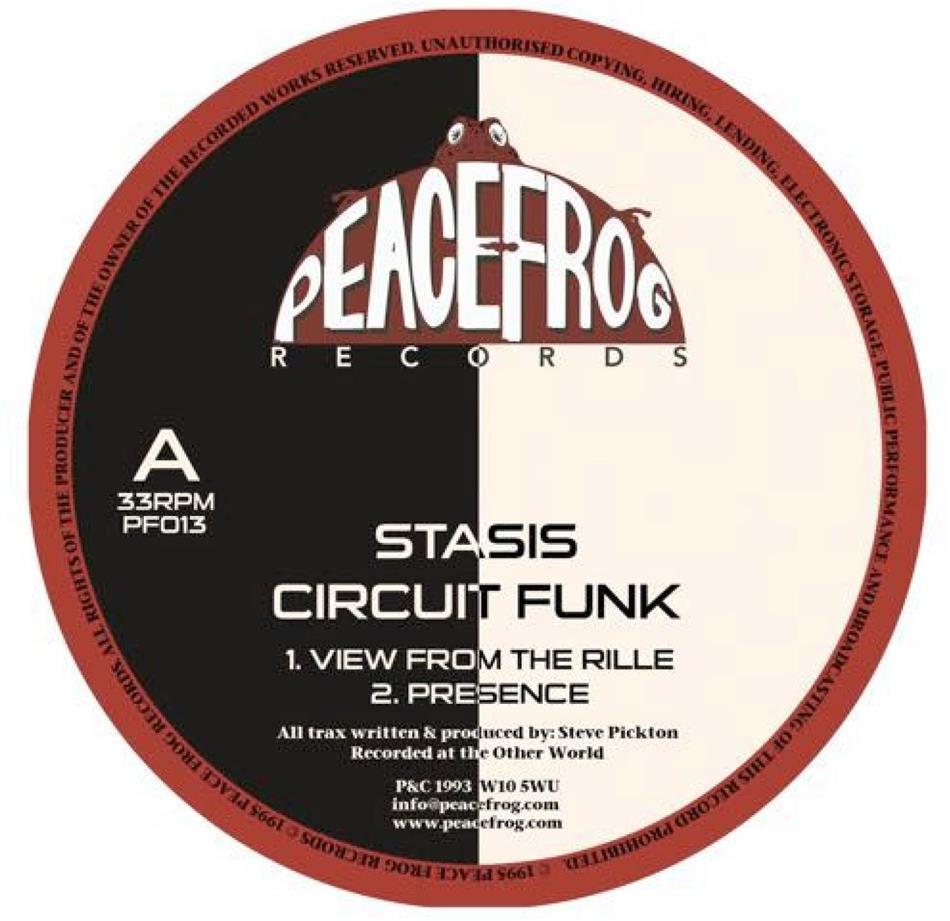 Stasis - Circuit Funk 2018 Reissue, Limited Edition, 12" Maxi
