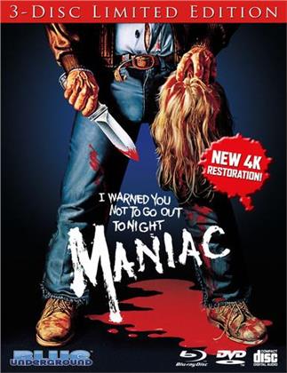 Maniac (1980) (4K Mastered, Limited Edition, Blu-ray + DVD + CD)