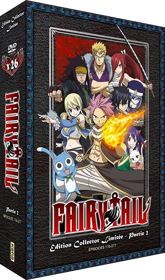 Fairy Tail - Partie 2 - Episodes 176-277 Coffret format A4, Édition Collector, Édition Limitée, 26 DVD