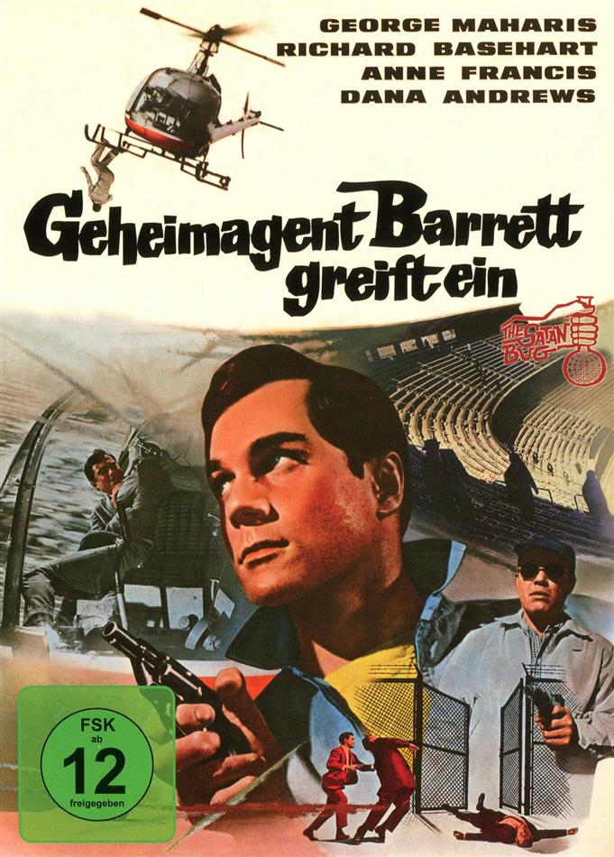 Geheimagent Barrett greift ein (1965) Cover B, Phantastische Filmklassiker, Mediabook