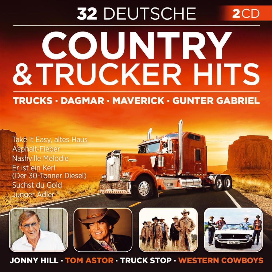32 Deutsche Country & Trucker Hits 2 CDs