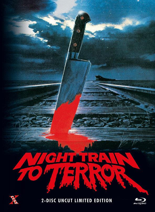 Night Train to Terror (1985) Cover A, Édition Limitée, Mediabook, Uncut, Blu-ray + DVD