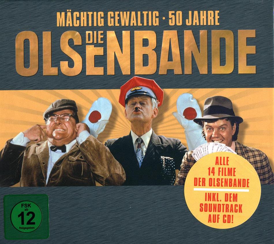 Die Olsenbande - 50 Jahre-Mächtig Gewaltig - Komplett Box 14 DVD + CD