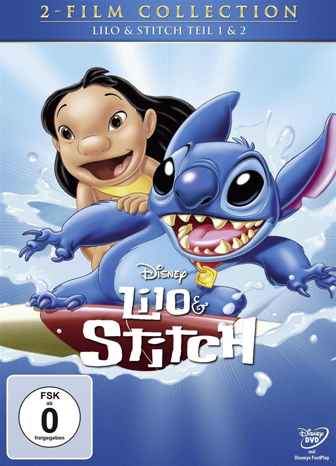 Lilo & Stitch 1 & 2 2 DVDs