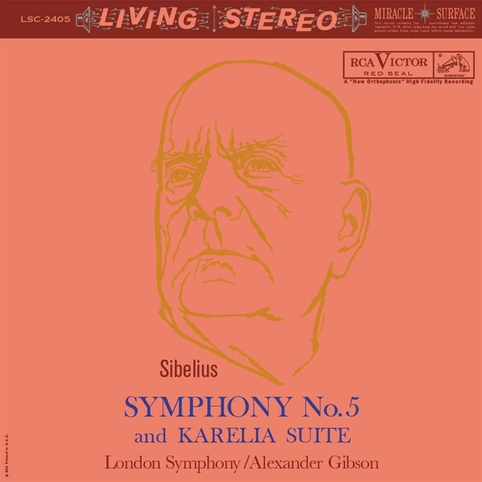 Jean Sibelius (1865-1957), Alexander Gibson & London Symphony - Sinfonie 5 / Karelia Suite, SACD