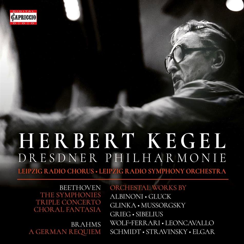 Herbert Kegel, Dresdner Philharmonie, Ludwig van Beethoven (1770-1827), Tomaso Albinoni (1671-1751), … - Herbert Kegel Edition 8 CDs