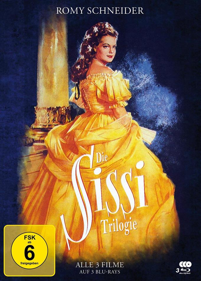 Sissi Trilogie Limited Edition, Mediabook, Special Edition, 3 Blu-rays