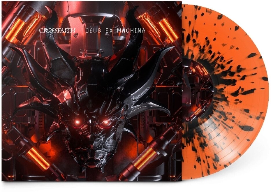 Crossfaith - Ex-Machina Orange/Schwarzes Splatter Vinyl, LP