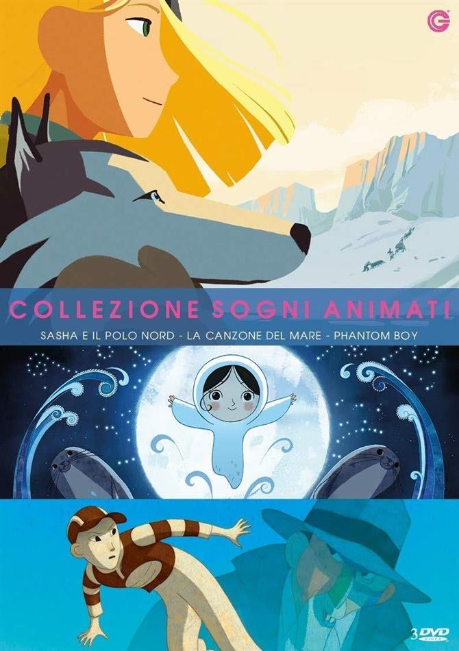 Collezione Sogni Animati - La canzone del mare/Sasha e il Polo Nord/Phantom Boy 3 DVD