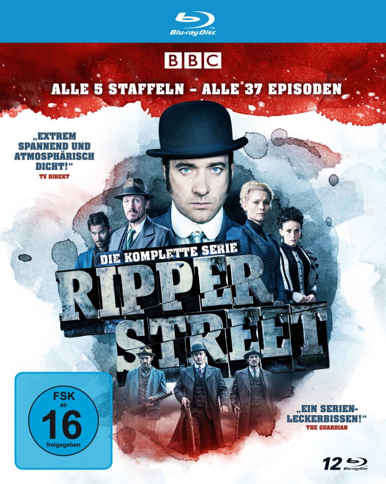 Ripper Street - Die komplette Serie 10 Blu-rays