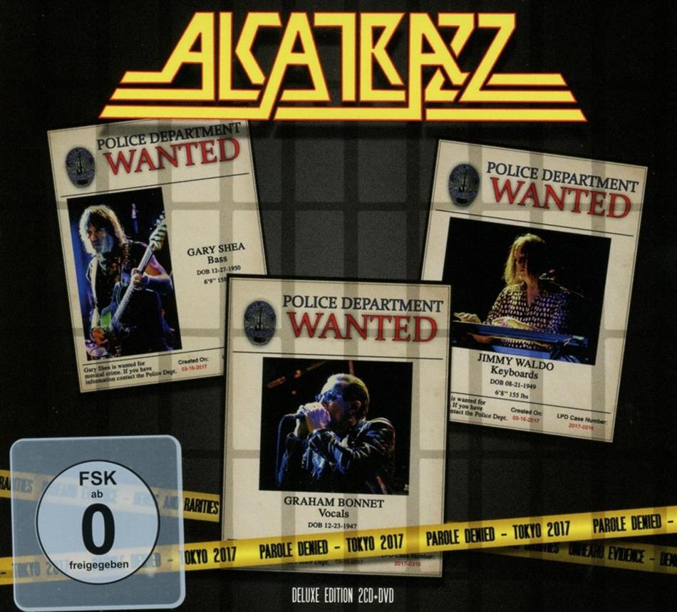 Alcatrazz - Parole Denied - Tokyo 2017 2 CDs + DVD