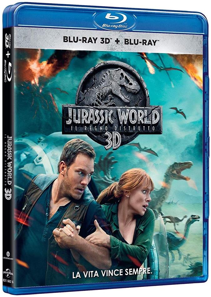 Jurassic World 2 - Il regno distrutto (2018) Blu-ray 3D + Blu-ray