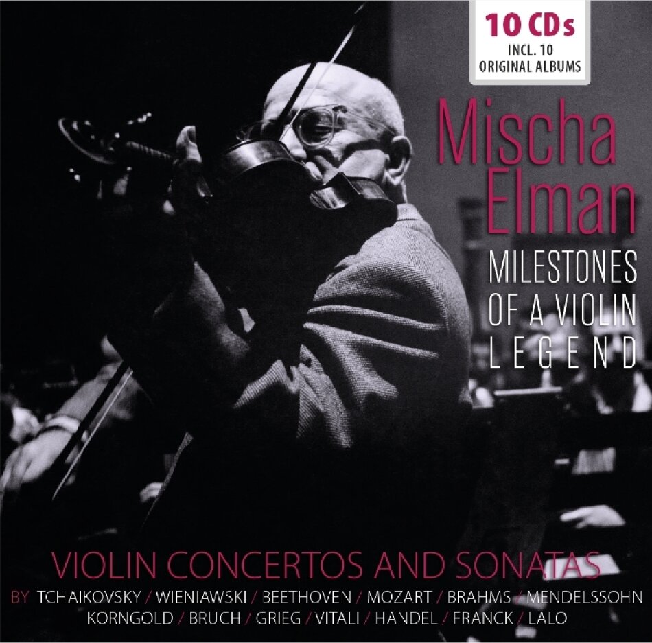 Mischa Elman - Violin Concertos And Sonatas 10 CDs